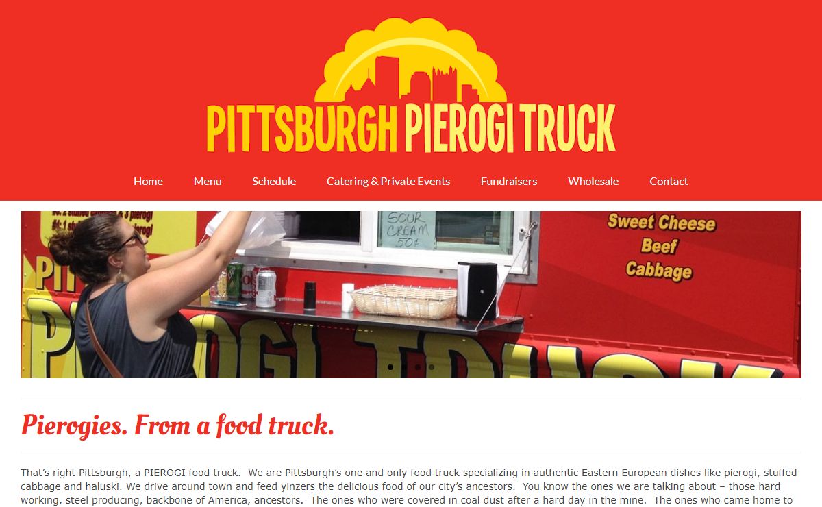 Pierogies. From a food truck. - Pittsburgh Pierogi Truck