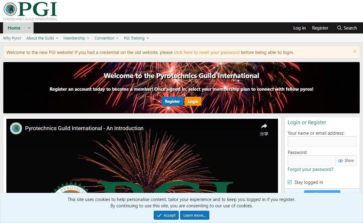 Welcome to the PGI! | Pyrotechnics Guild International