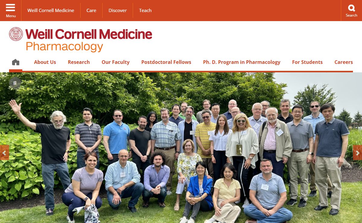 Pharmacology | Weill Cornell Medicine