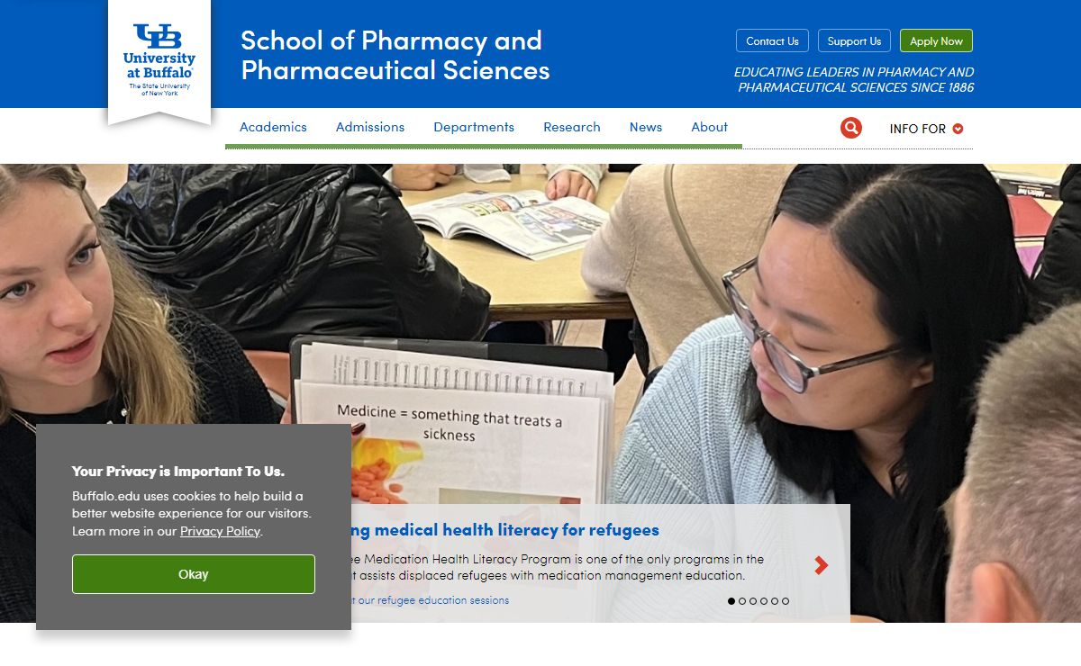 School of Pharmacy and Pharmaceutical Sciences - School of Pharmacy and Pharmaceutical Sciences - University at Buffalo