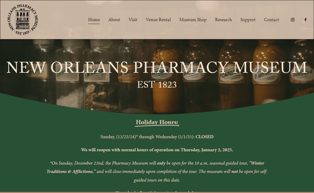 New Orleans Pharmacy Museum