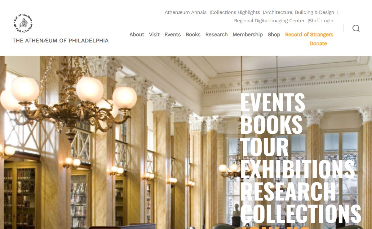The Athenæum of Philadelphia – THE ATHENÆUM OF PHILADELPHIA