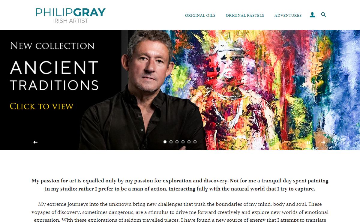Welcome to the website of Irish artist Philip Gray – Philip Gray Studio