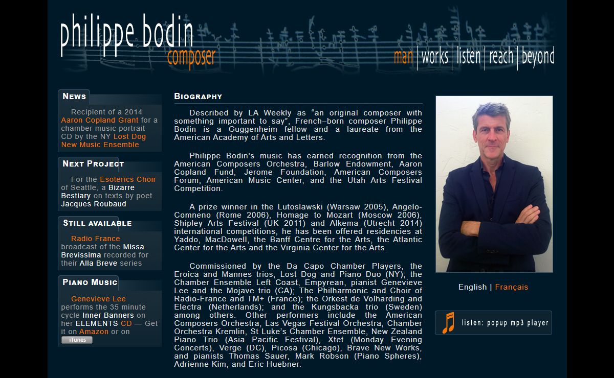Philippe Bodin | Music Composer