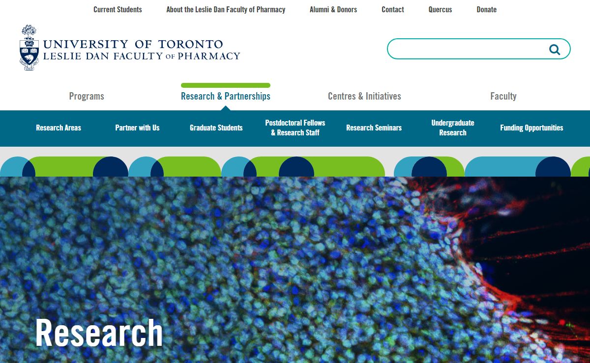 Research | Leslie Dan Faculty of Pharmacy, University of Toronto