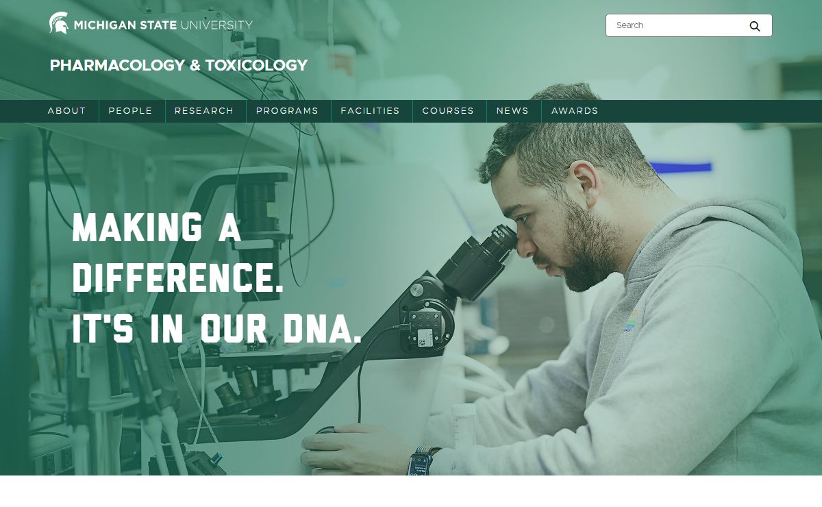Pharmacology & Toxicology @ MSU