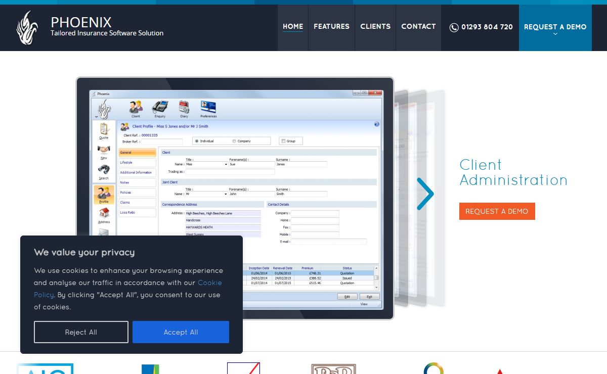 PHOENIX | Tailored Insurance Software Solution