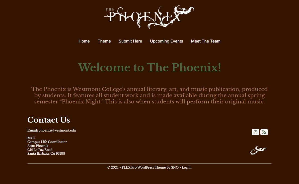 The Phoenix – Westmont Student Literary Journal