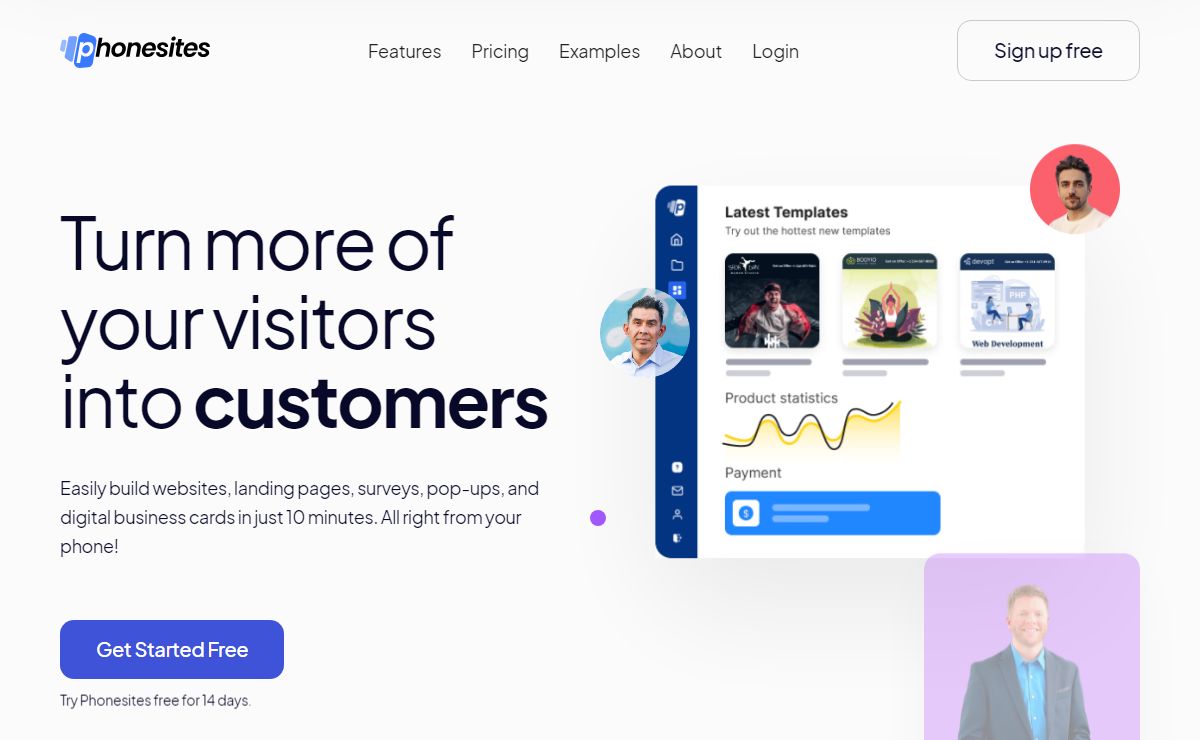 Phonesites - Turn More of Your Visitors into Customers