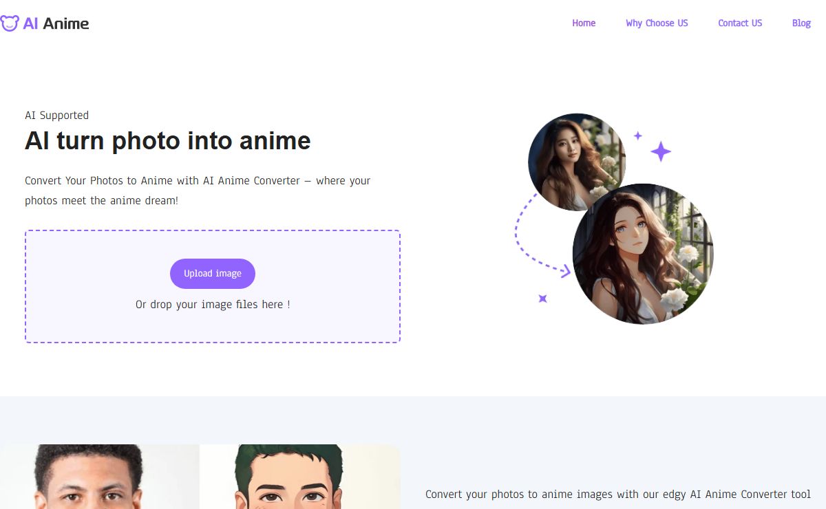 AI Photo to anime converter - AI Anime Filter Online Free