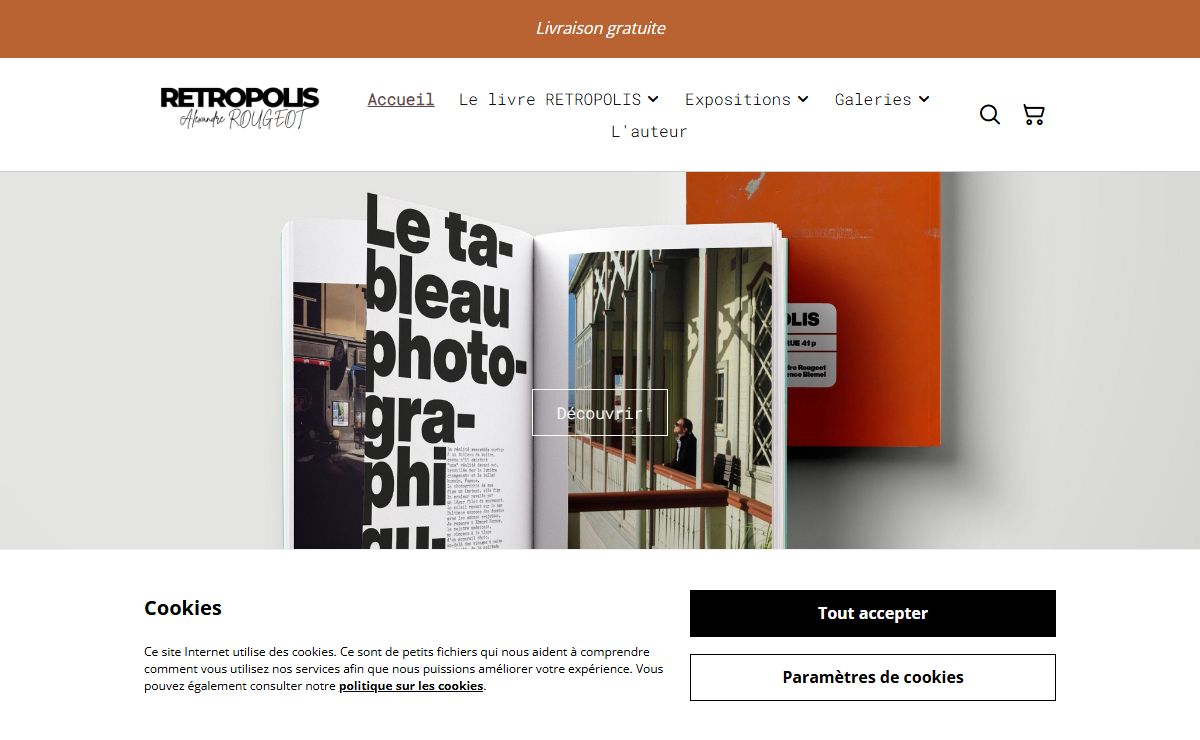 RETROPOLIS - Le nouveau livre d'Alexandre ROUGEOT