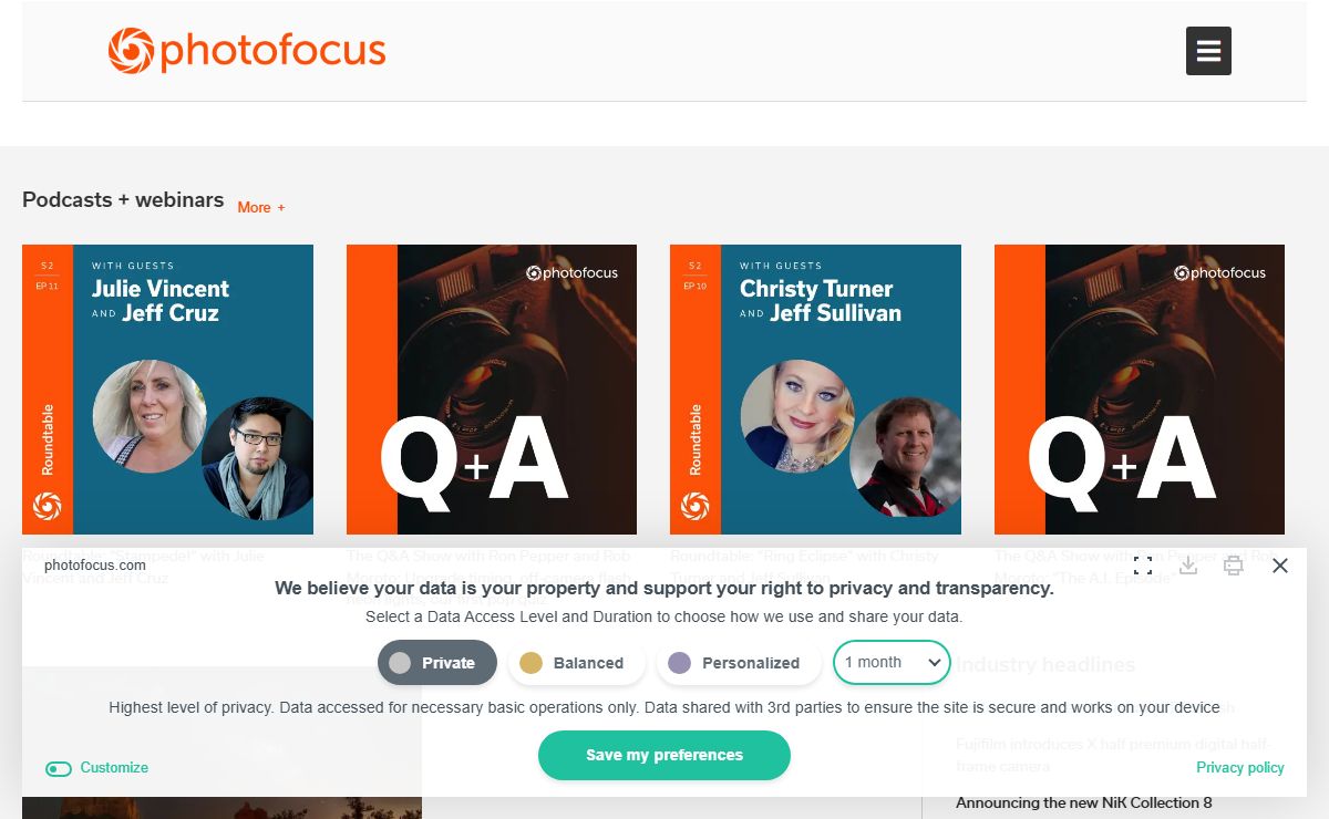 Photofocus | Photo education, camera reviews, software tutorials