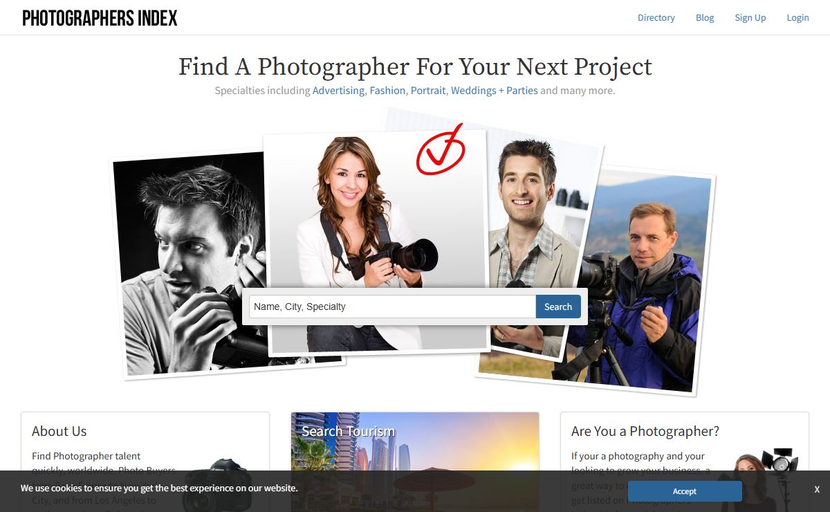 Photographers for Wedding Photography, Product Photography, Commercial Photography, Portrait Photography and more.