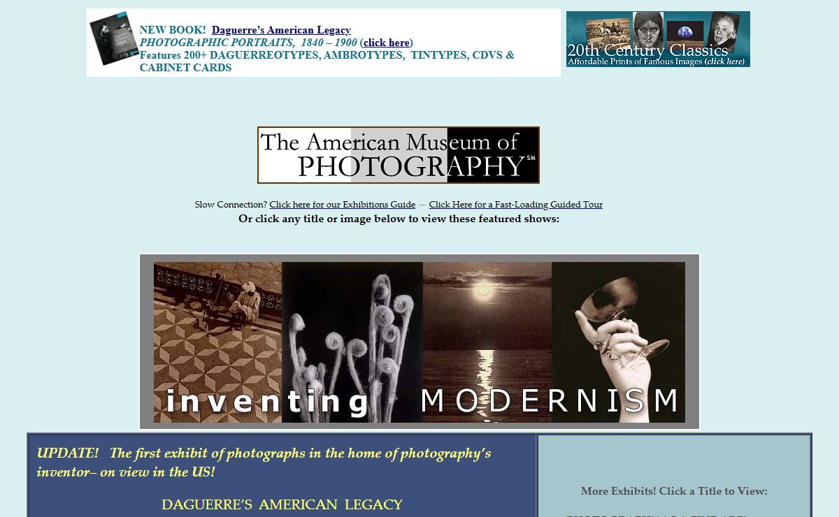 American Museum of Photography -- View Great Photographs