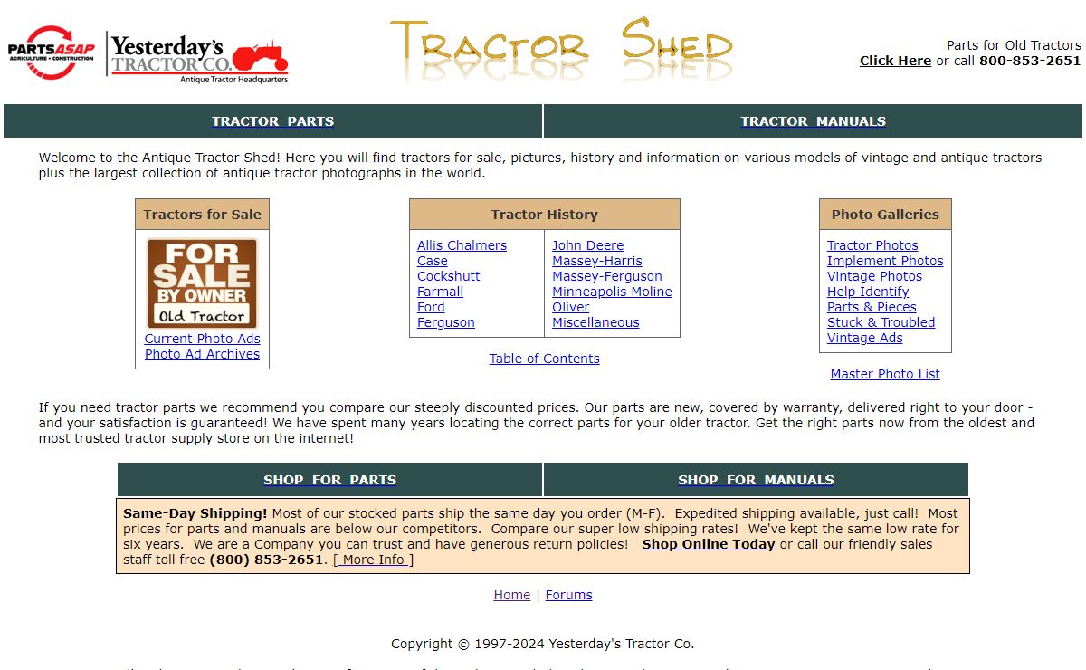 The Antique Tractor Shed - TractorShed.com