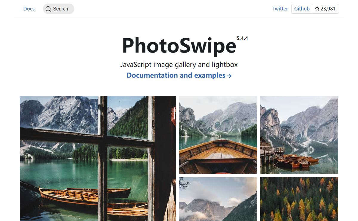 PhotoSwipe: Responsive JavaScript Image Gallery