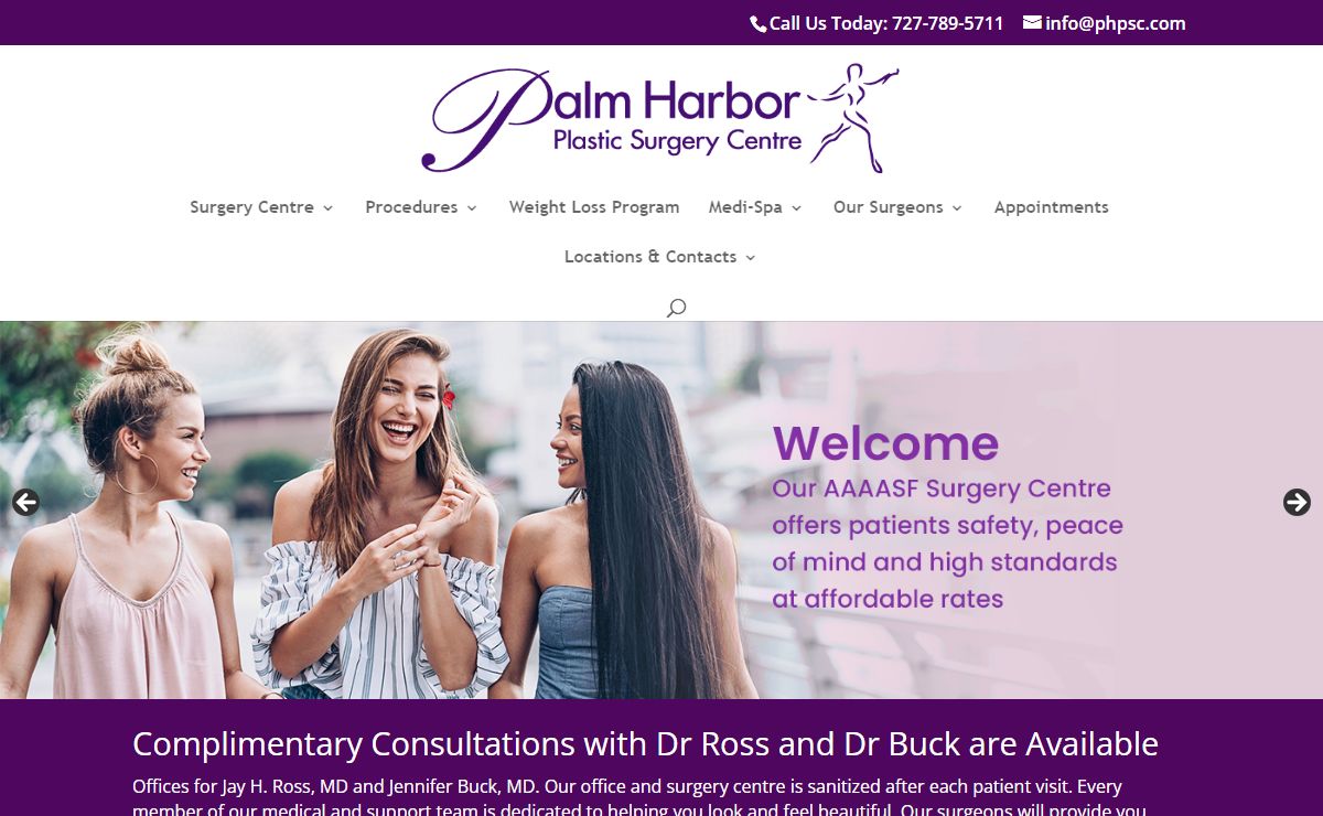 Plastic Surgery Tampa Bay - Palm Harbor Plastic Surgery Centre- Dr Jay Ross & Dr Jennifer Buck