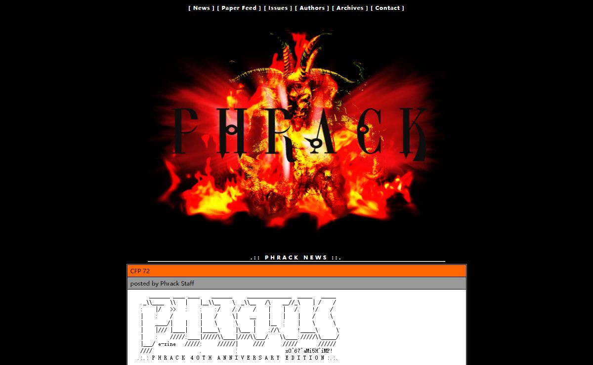 .:: Phrack Magazine ::.