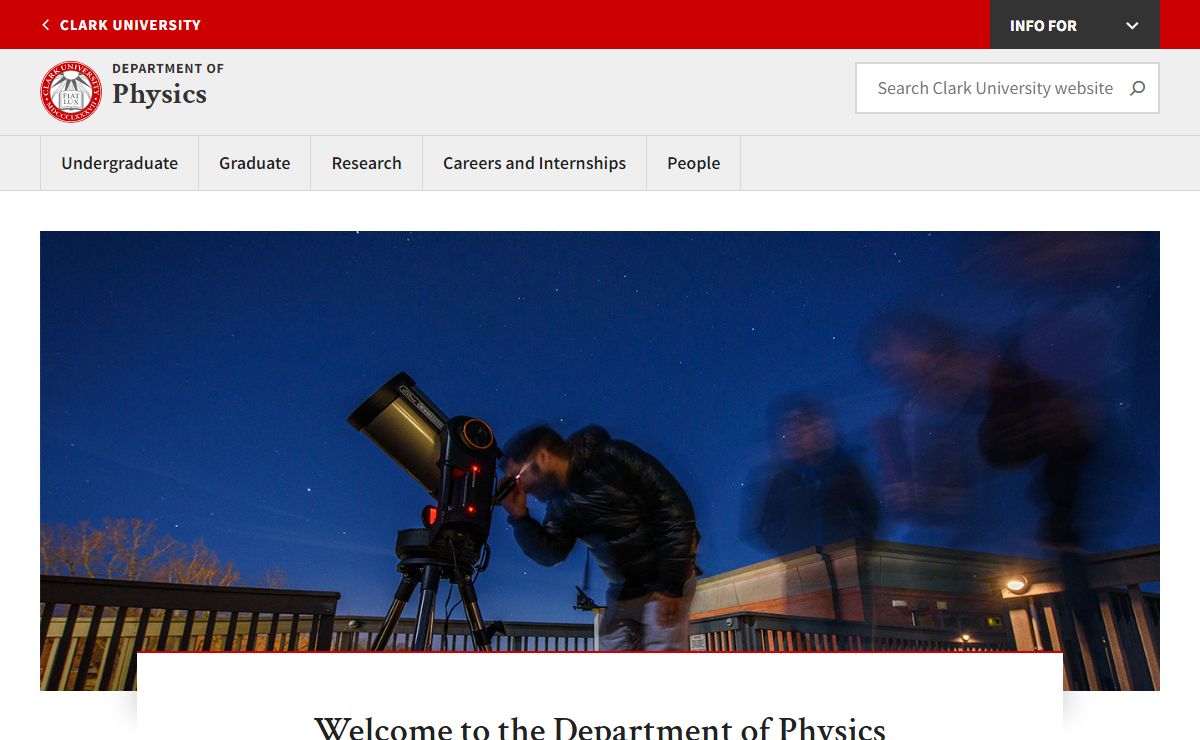 Department of Physics | Clark University