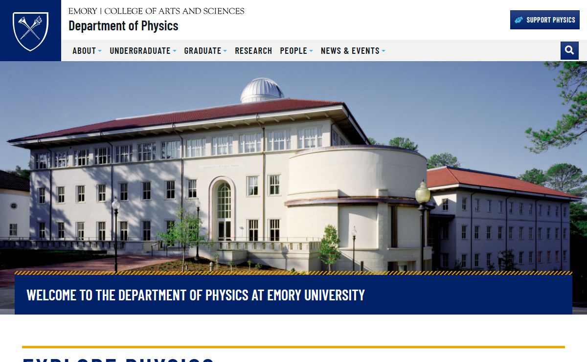 The Department of Physics