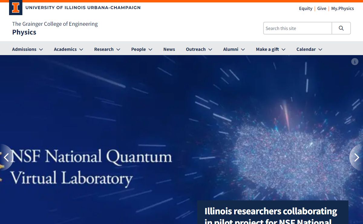 Illinois Physics | The Grainger College of Engineering | UIUC | Physics | Illinois
