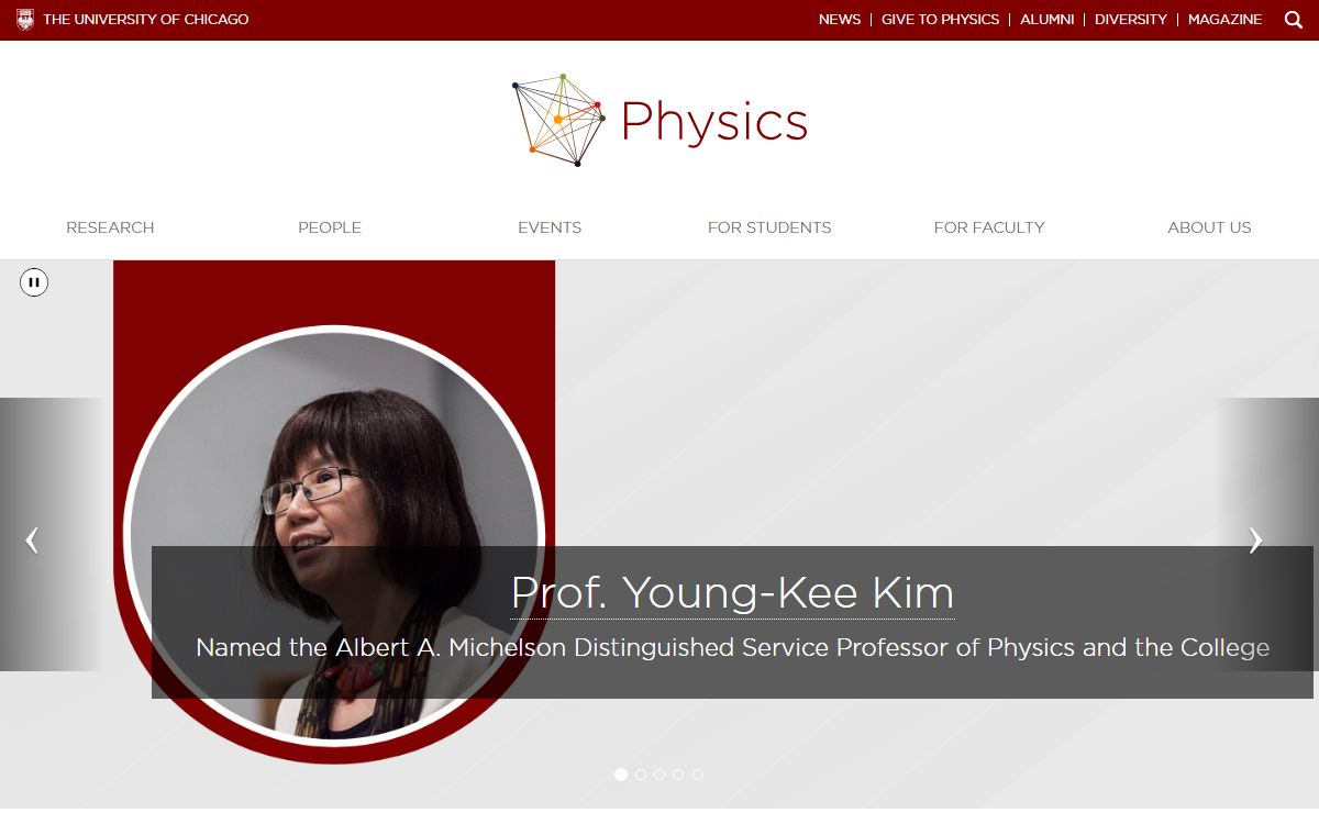 Department of Physics | The University of Chicago