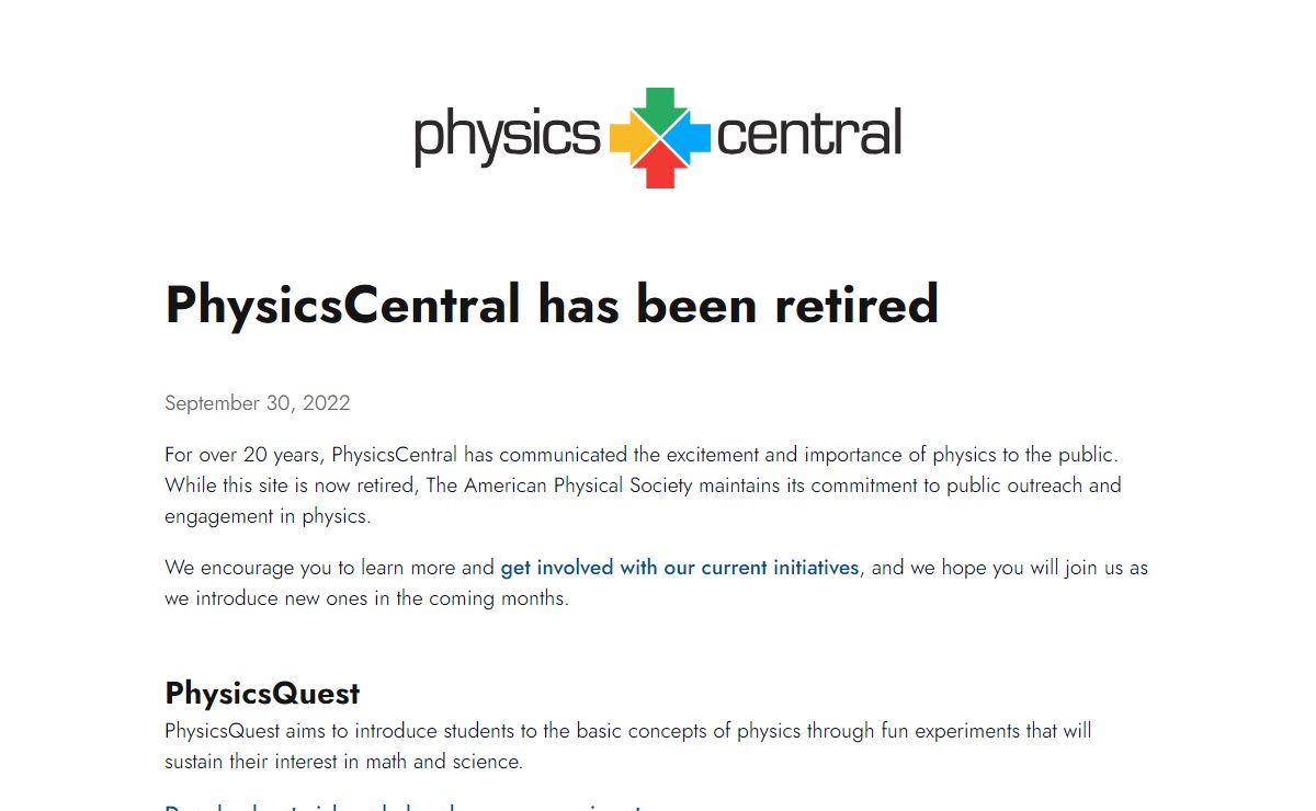 PhysicsCentral