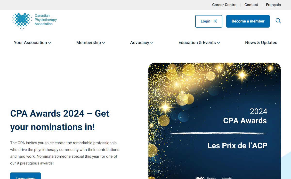 Homepage - Canadian Physiotherapy Association
