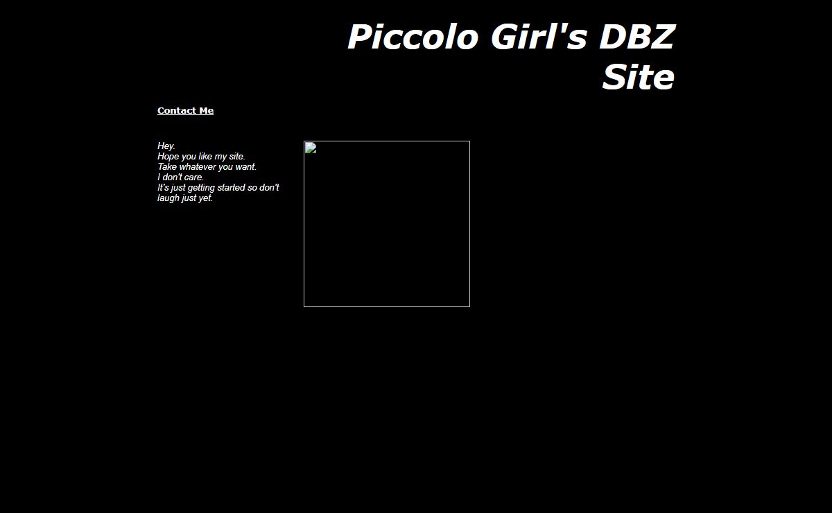 Piccolo Girl's DBZ Site