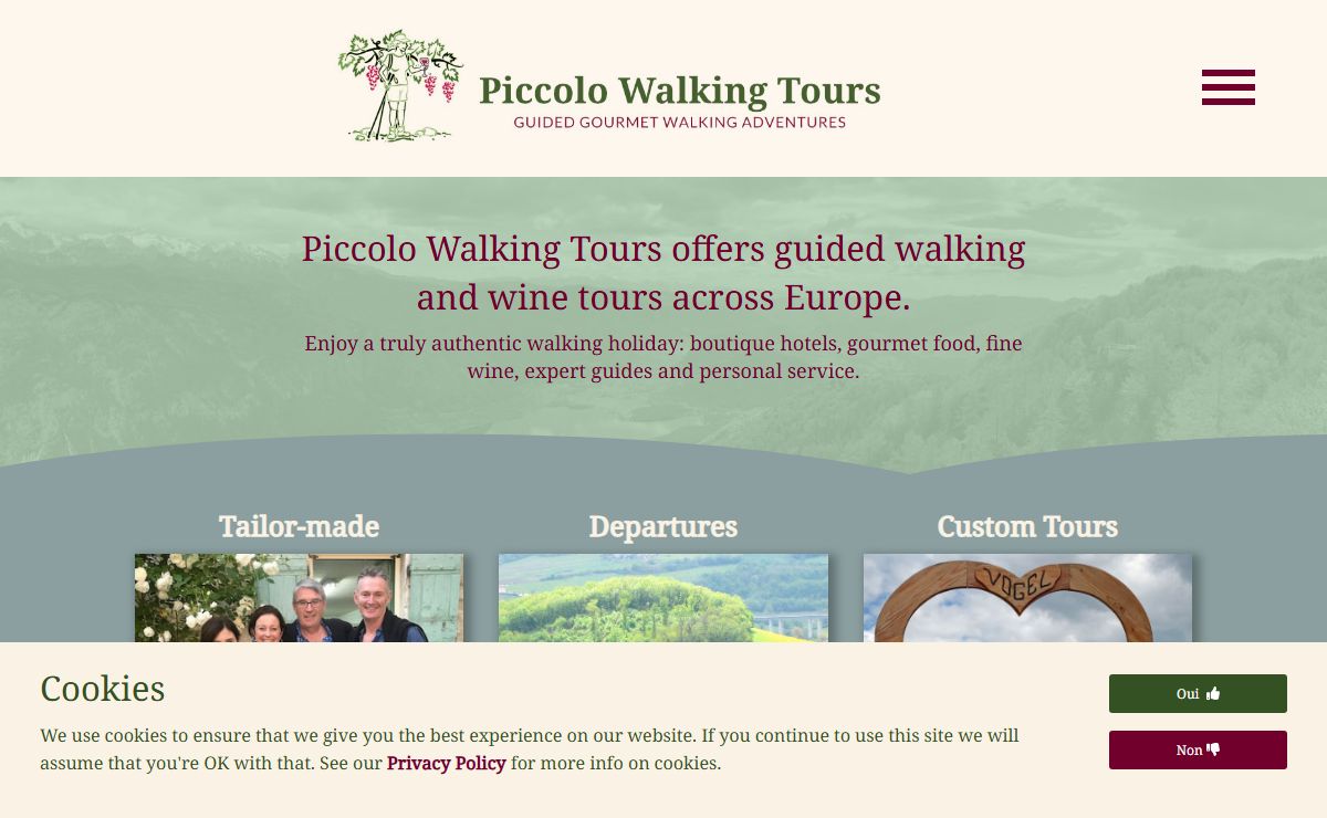 Piccolo Walking Tours: European guided walking and wine tours