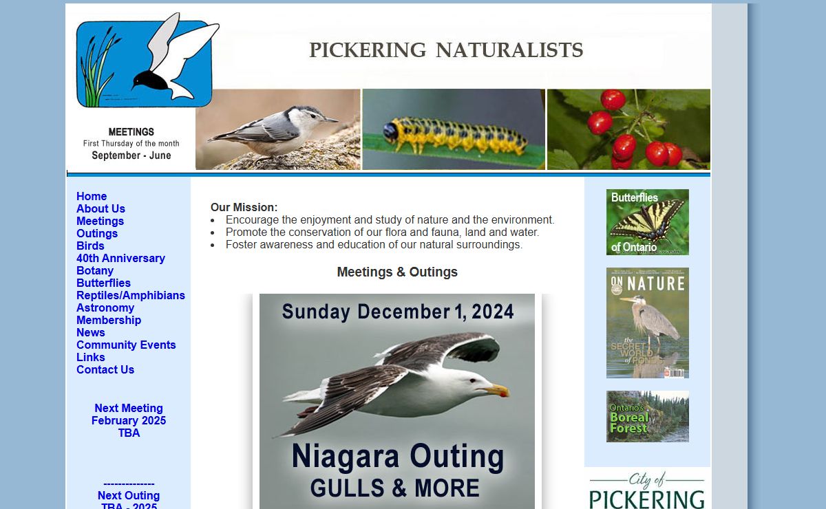 PICKERING NATURALISTS CLUB - Pickering Ontario Canada