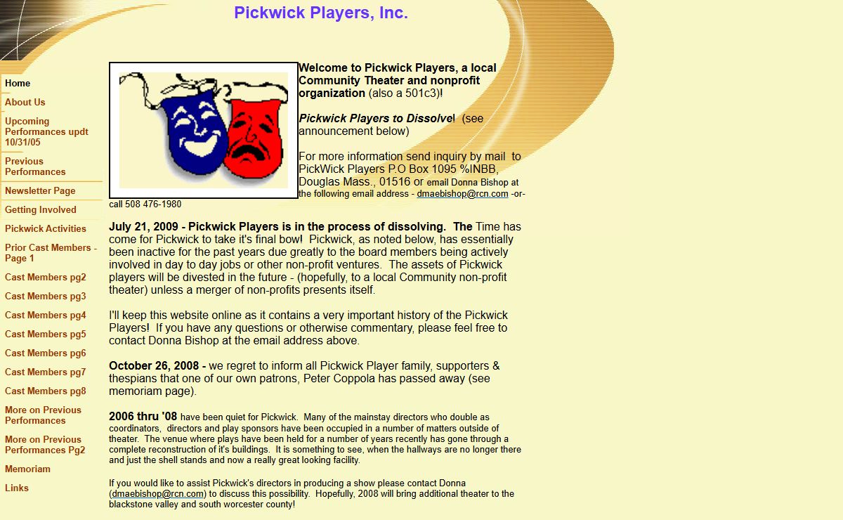 Pickwick Players, Inc.