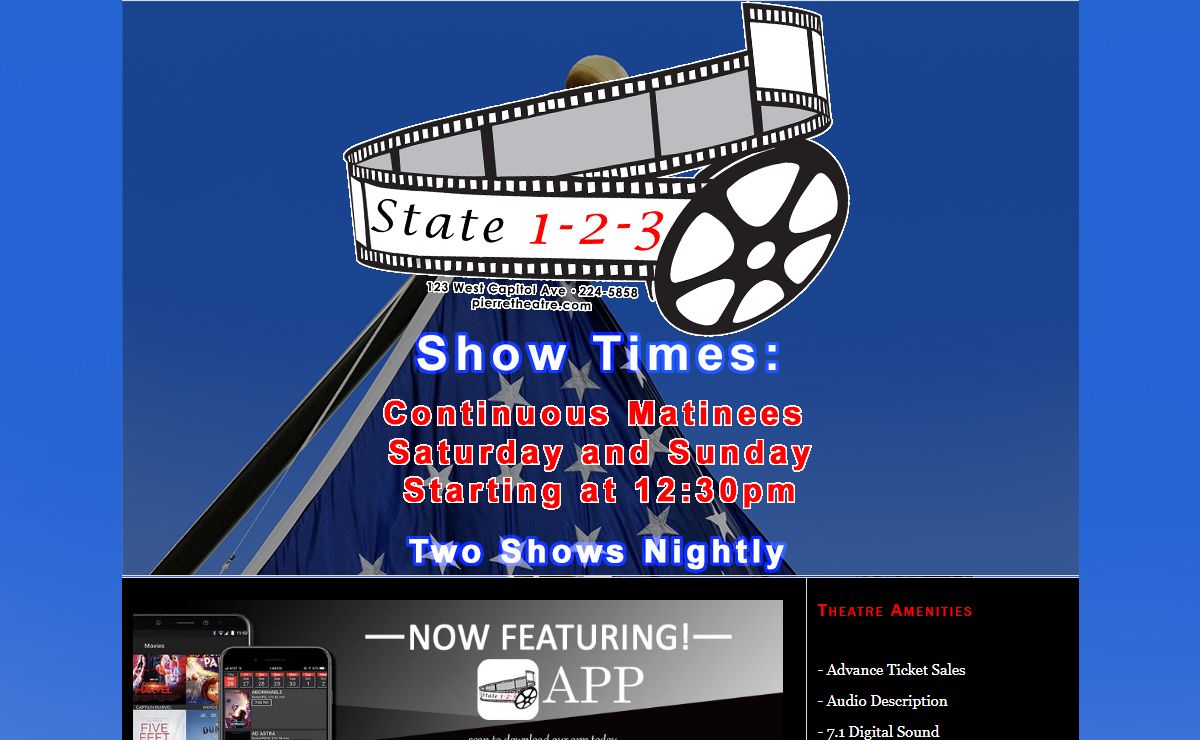 State 123 Theatre — Movies Playing