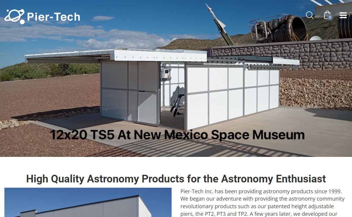 Telescope Piers, Dome Observatories, Roll Off Roof Observatories and Mobile Observatories by Pier Tech - Pier Tech
