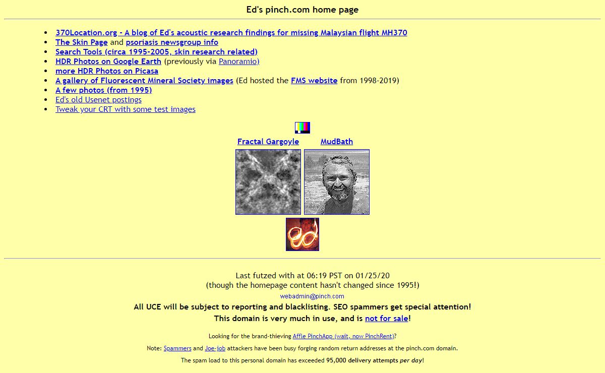Pinch.com Home Page