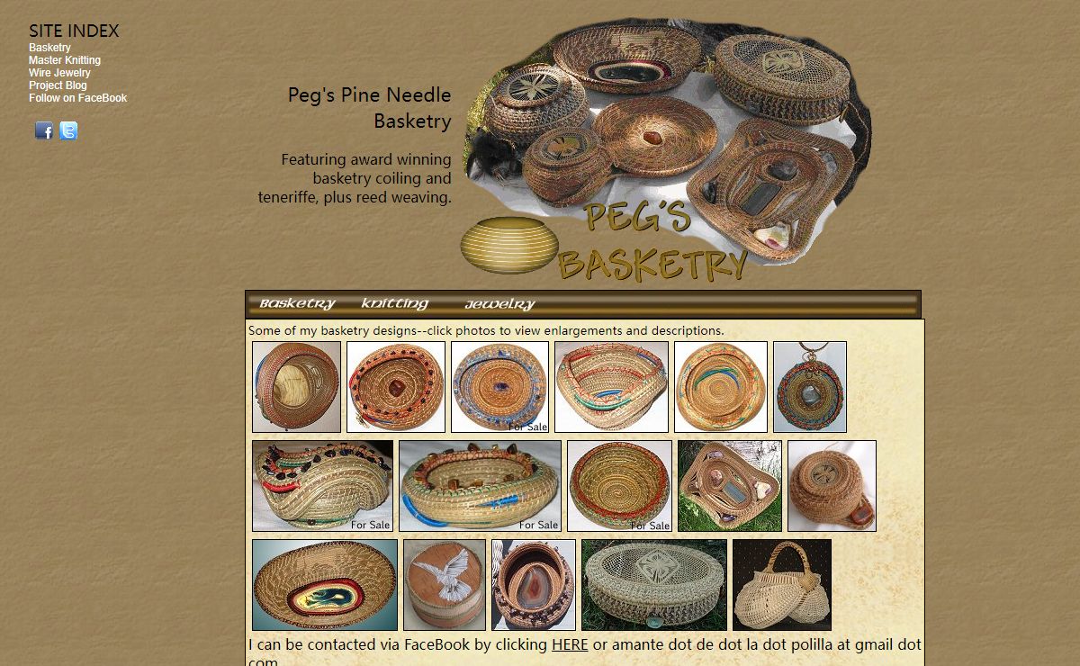 Pine Needle Reed Basketry Baskets and birch bark quill box instructions by Peg
