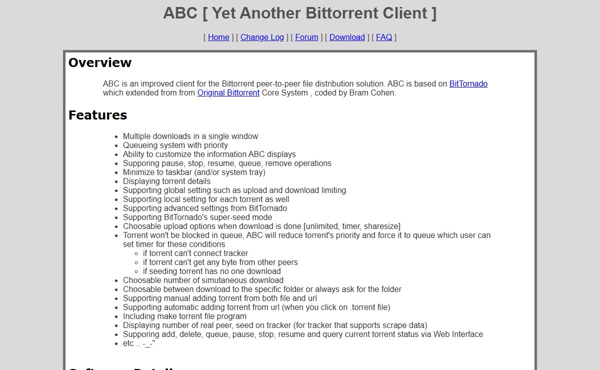 ABC [Yet Another Bittorrent Client]