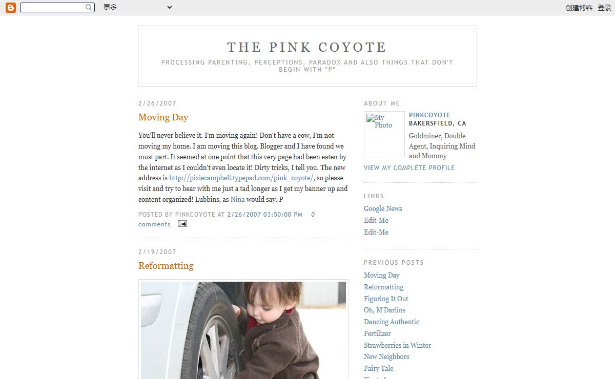 The Pink Coyote