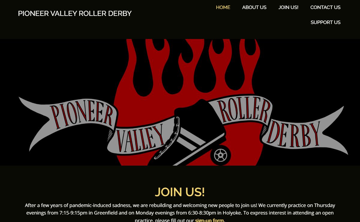 Home - Pioneer Valley Roller Derby