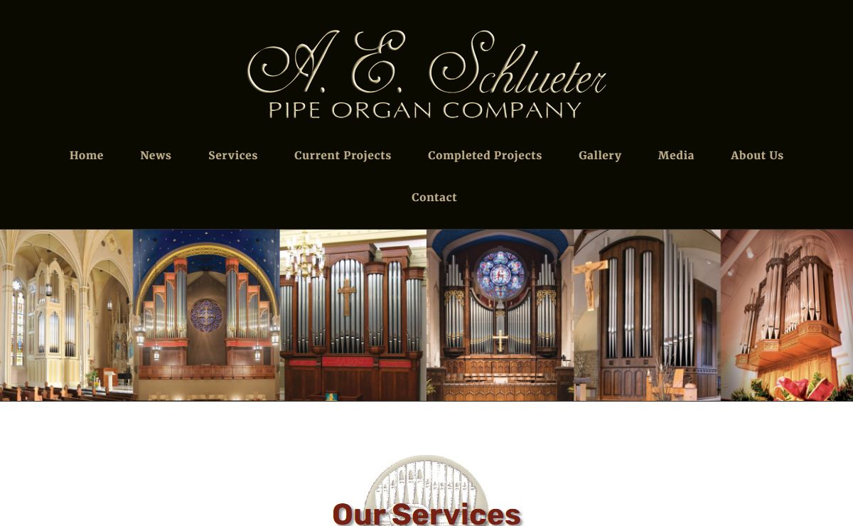 Home - A.E. Schlueter Pipe Organ Company
