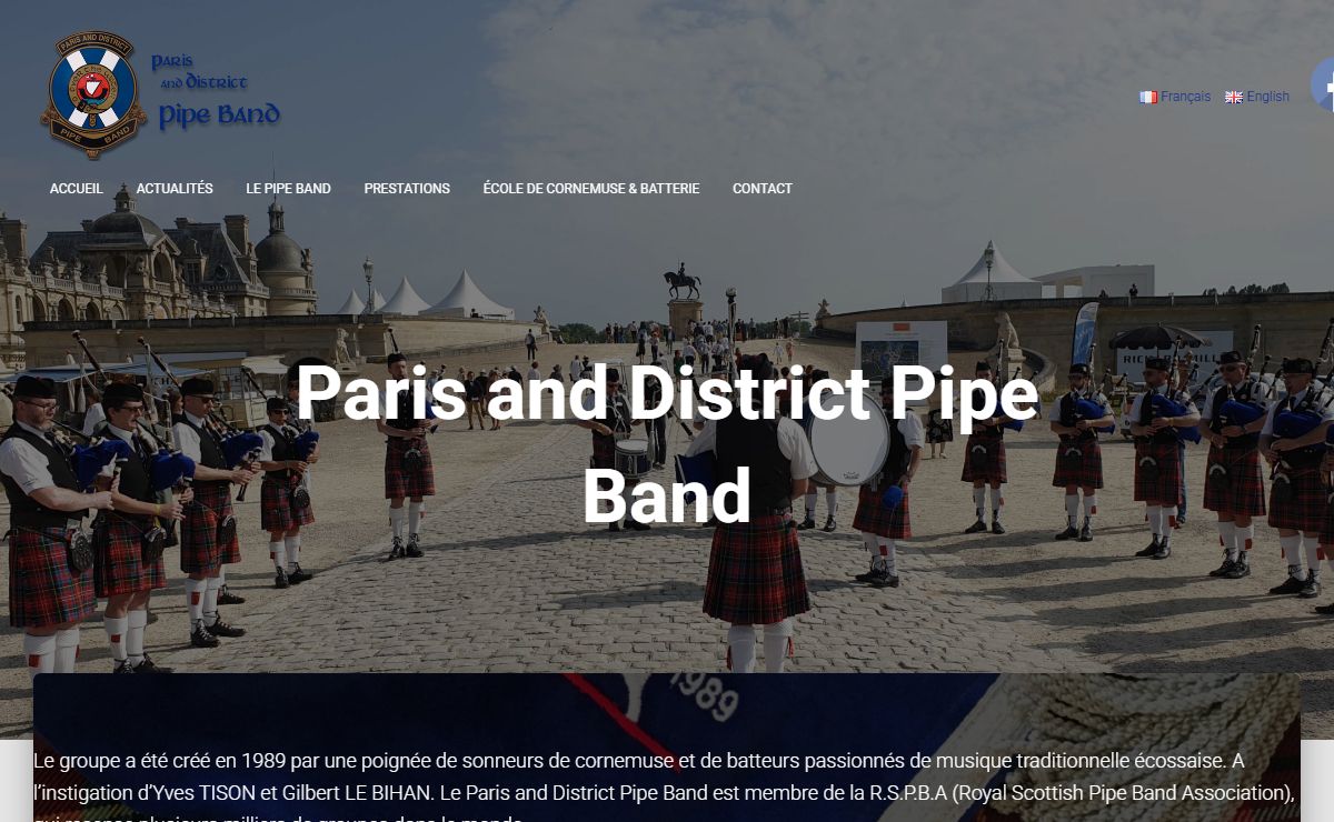 Paris and district Pipe Band - Paris and District Pipe Band