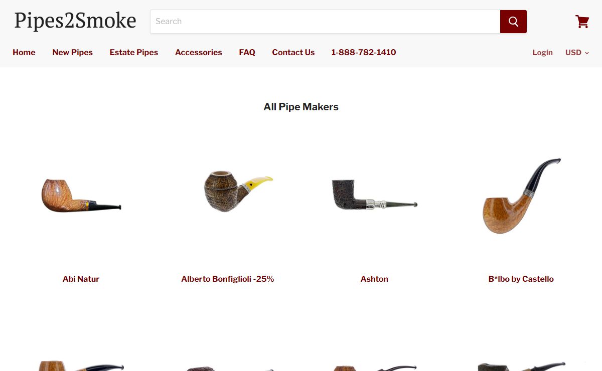 pipes2smoke.com l Tobacco Pipes - Briar Pipes — Pipes2Smoke