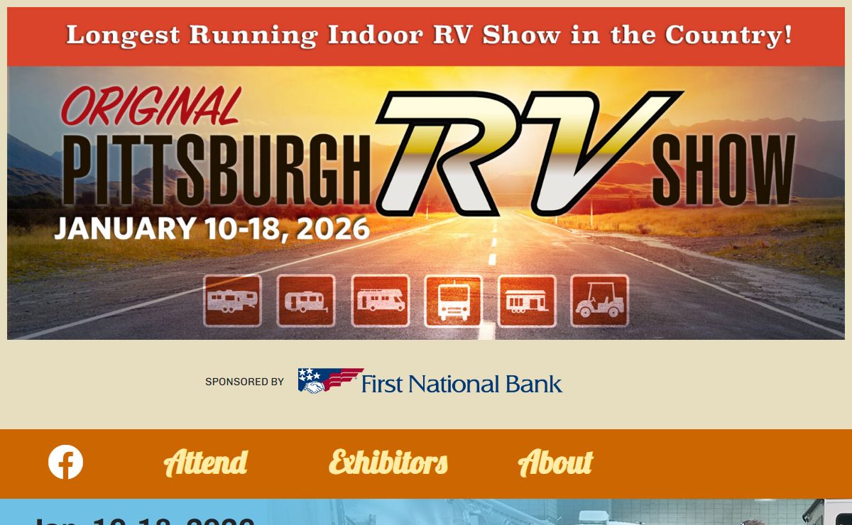 Pittsburgh RV Show – Longest running indoor RV show in the country!