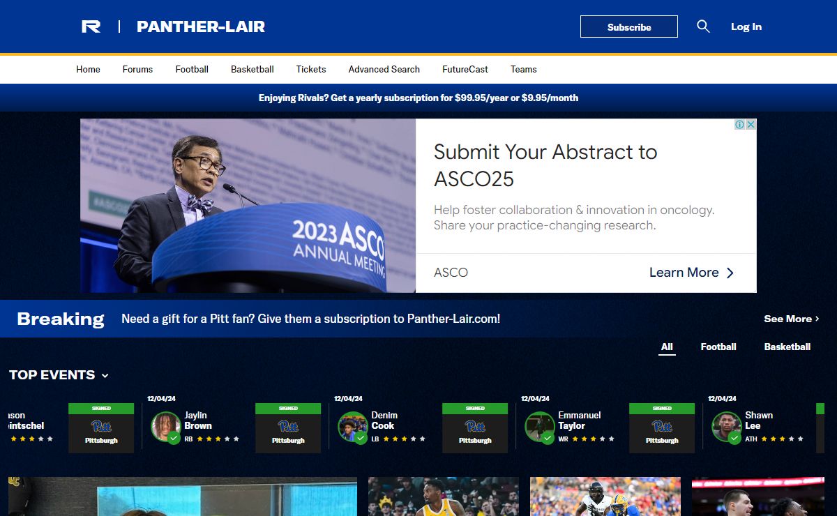 Panther-lair: Pittsburgh Panthers Football & Basketball Recruiting