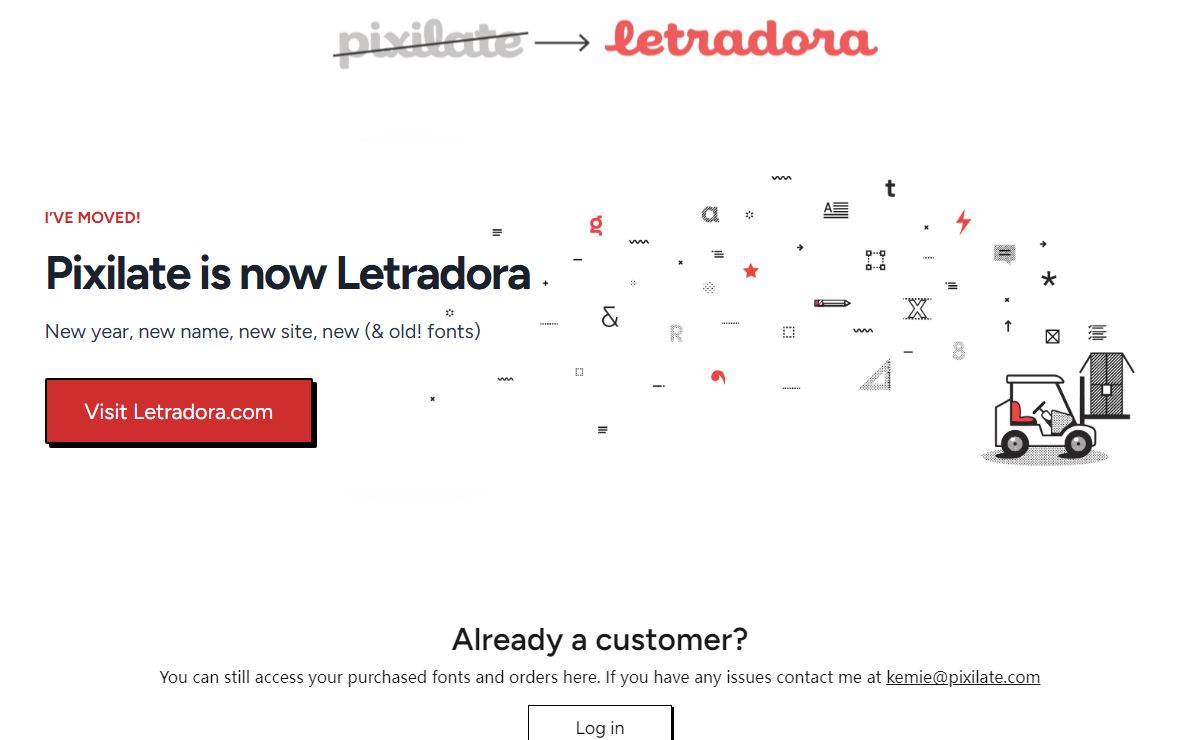 Pixilate – handmade fonts
