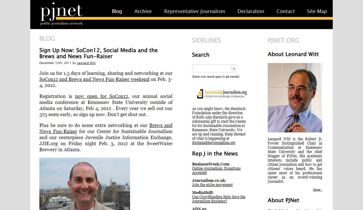 PJNet - Public Journalism Network