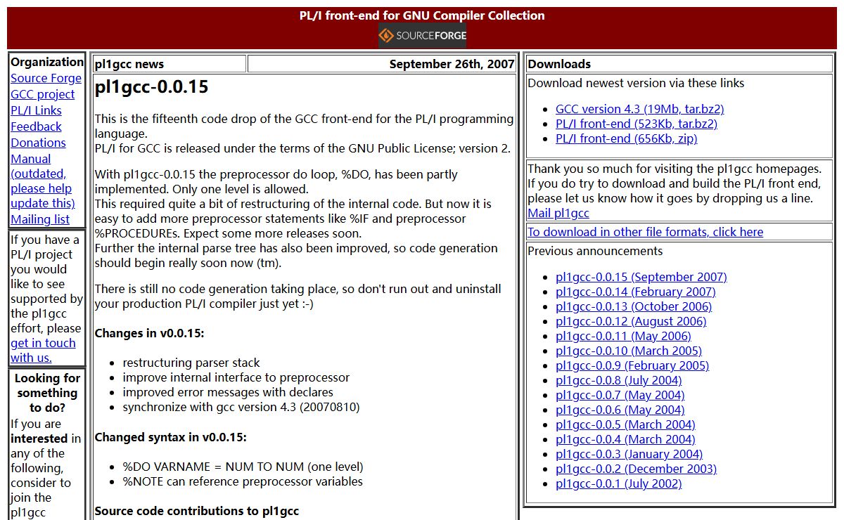 PL/I for GCC