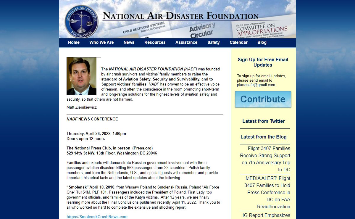 National Air Disaster Alliance/Foundation