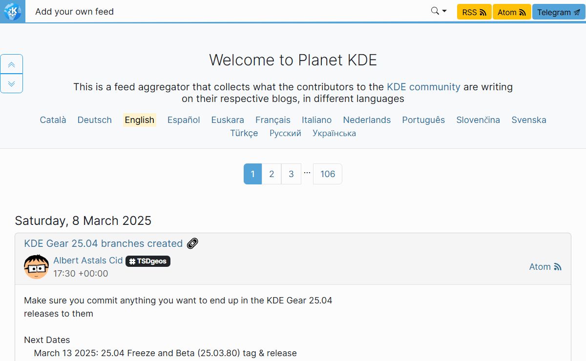 English - Planet KDE