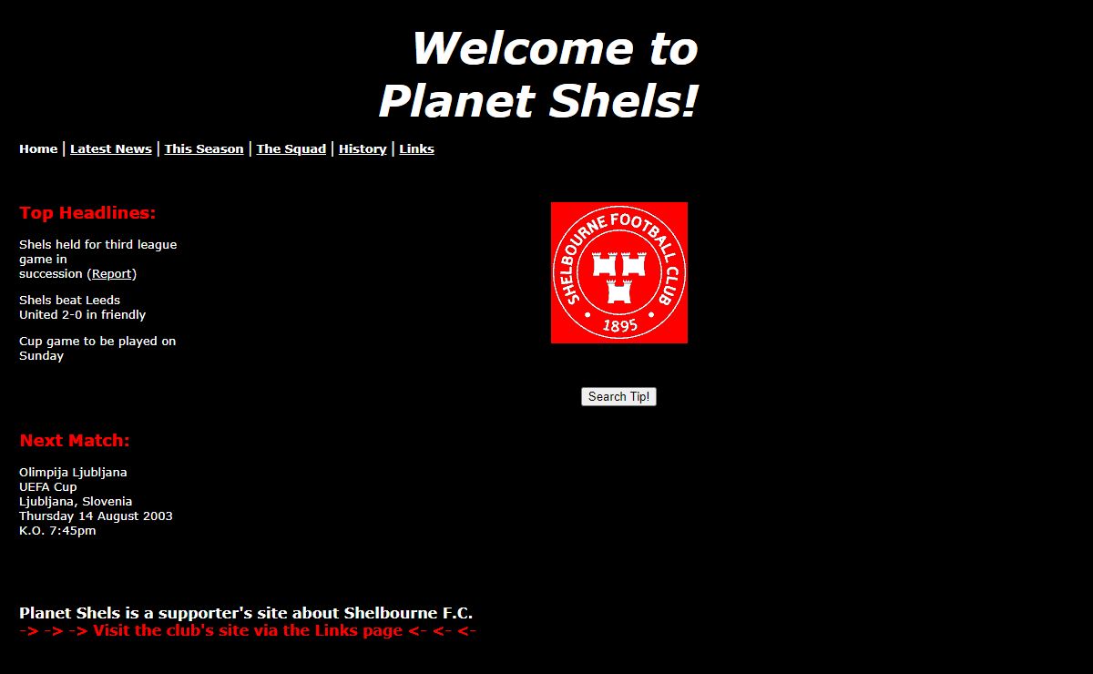 Welcome to Planet Shels!